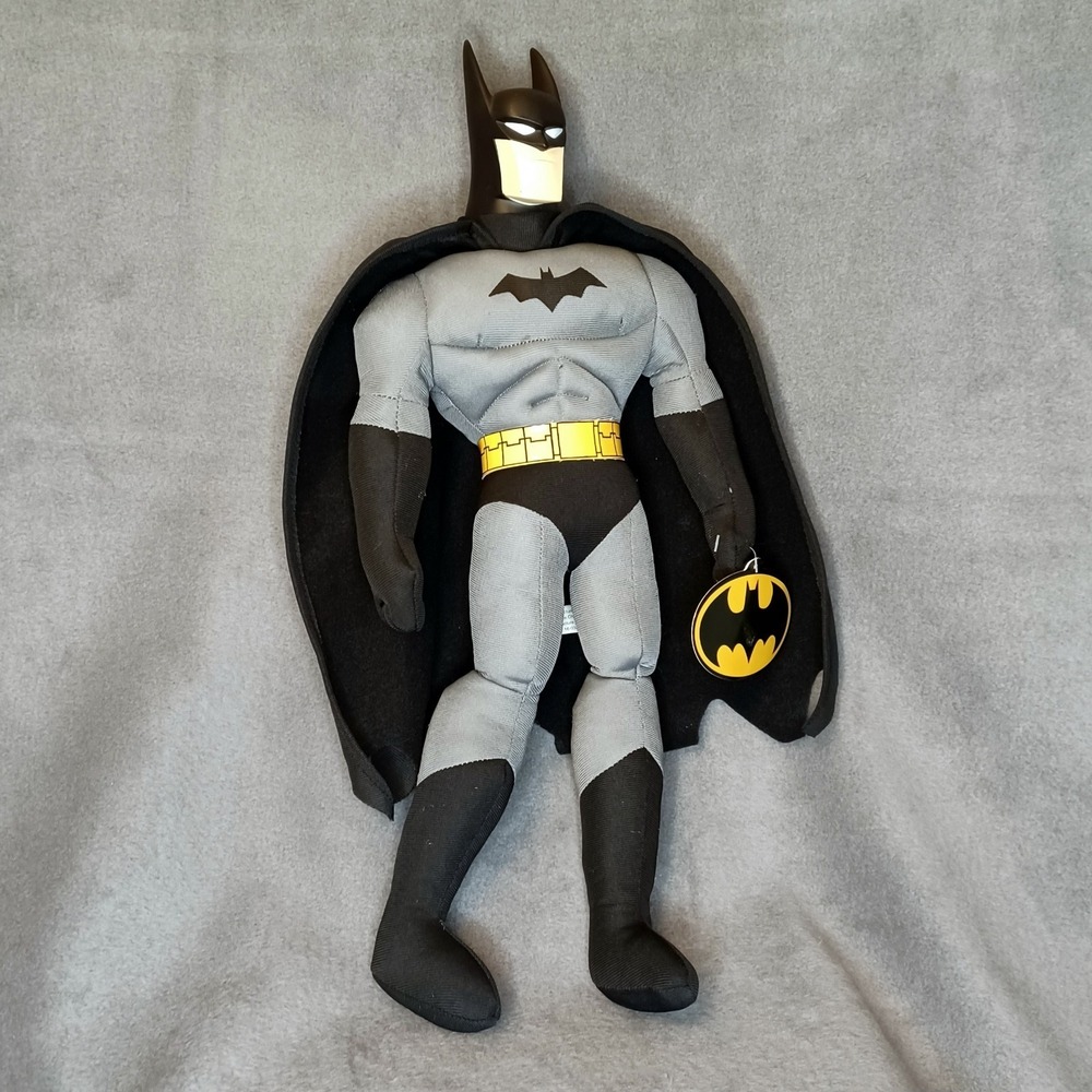 Batman Plush Toy Factory Doll Plastic‎ Head 19" DC Comics